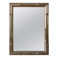 Vintage Hollywood Regency Wall Mirror with Gilt Frame, 1950s