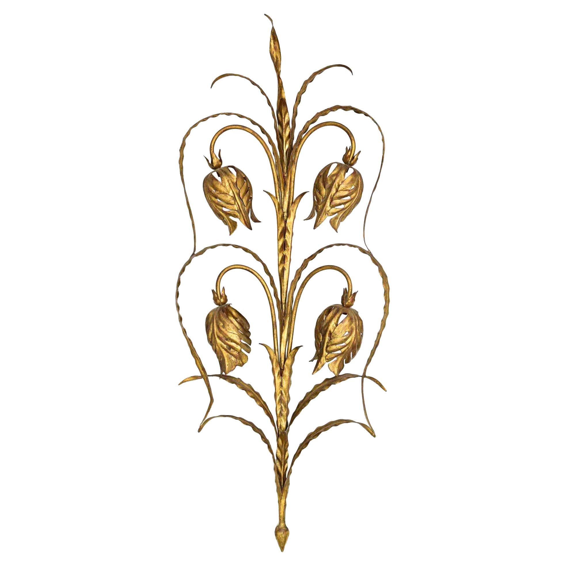 Vintage Hollywood Regency Wall Sconce, Mid-20th Century