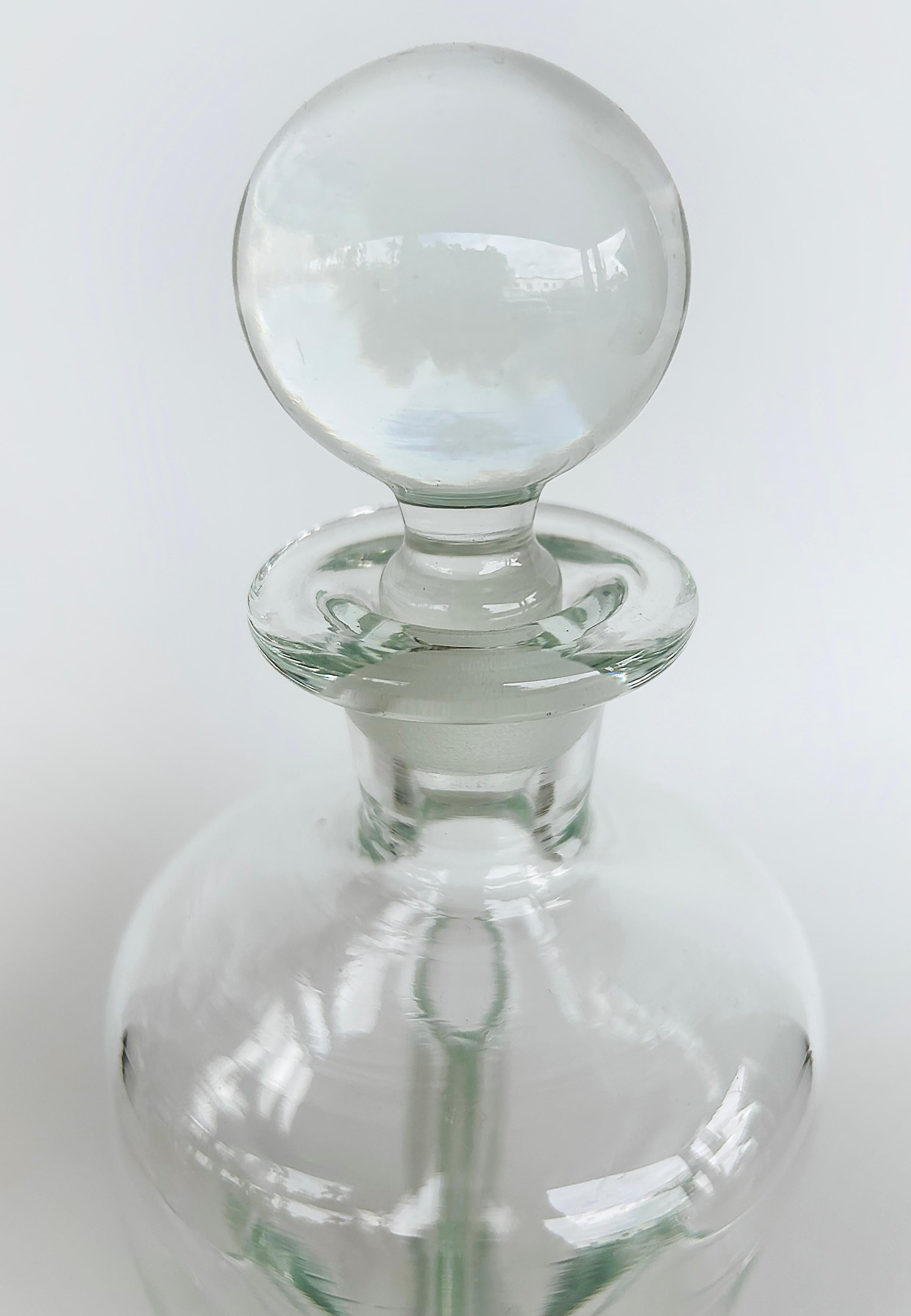 20ième siècle Vintage Holmegaard Clear Glass 