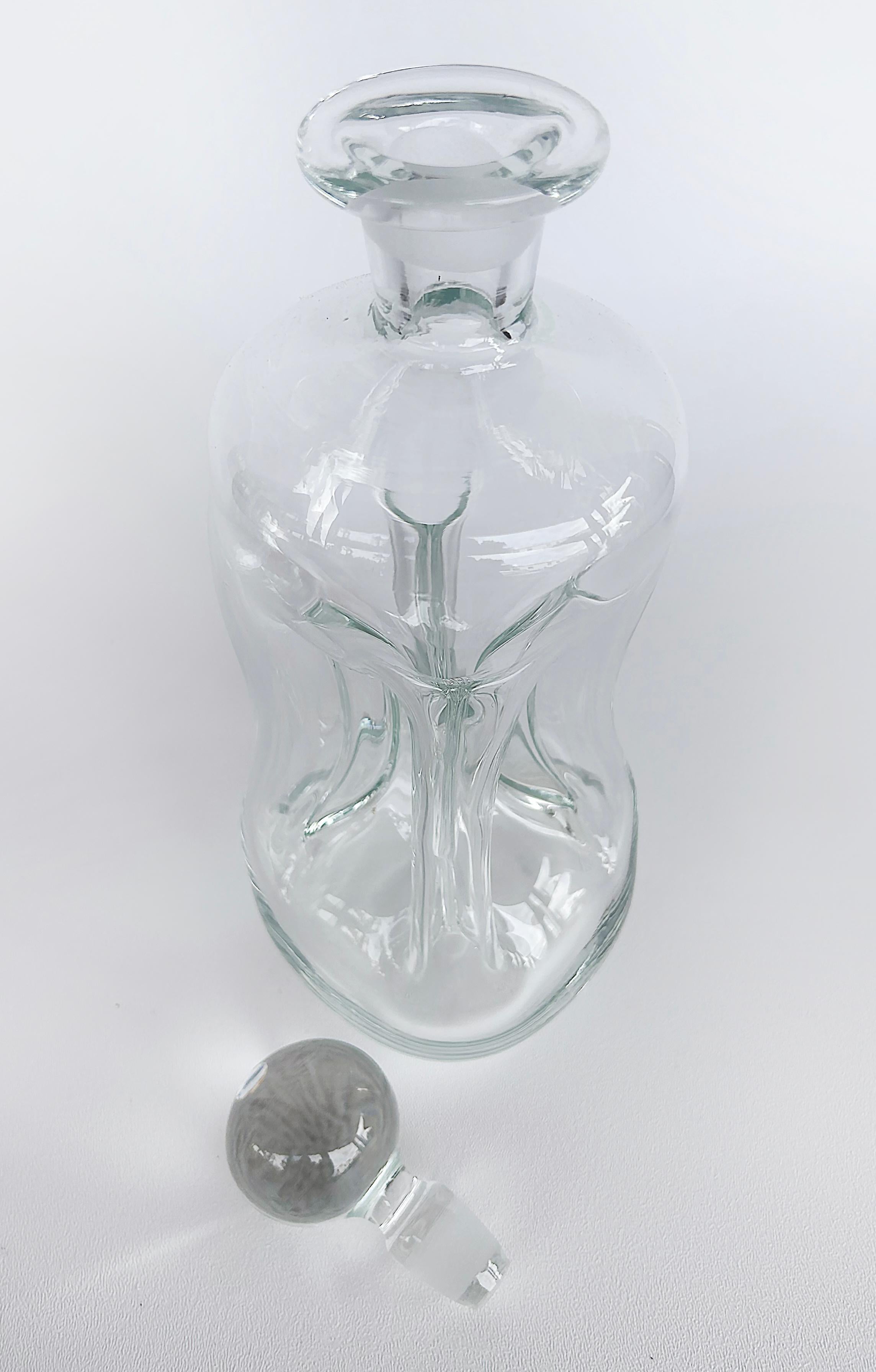 Verre Vintage Holmegaard Clear Glass 