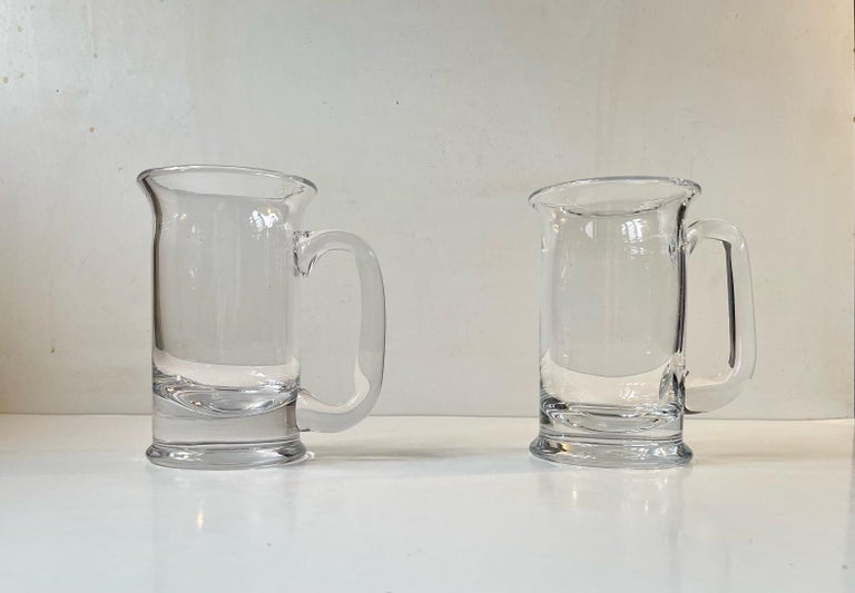 Lot De 2 Tasses + Cruche Vintage Michael Bang Pour Holmegaard – Danemark 1970