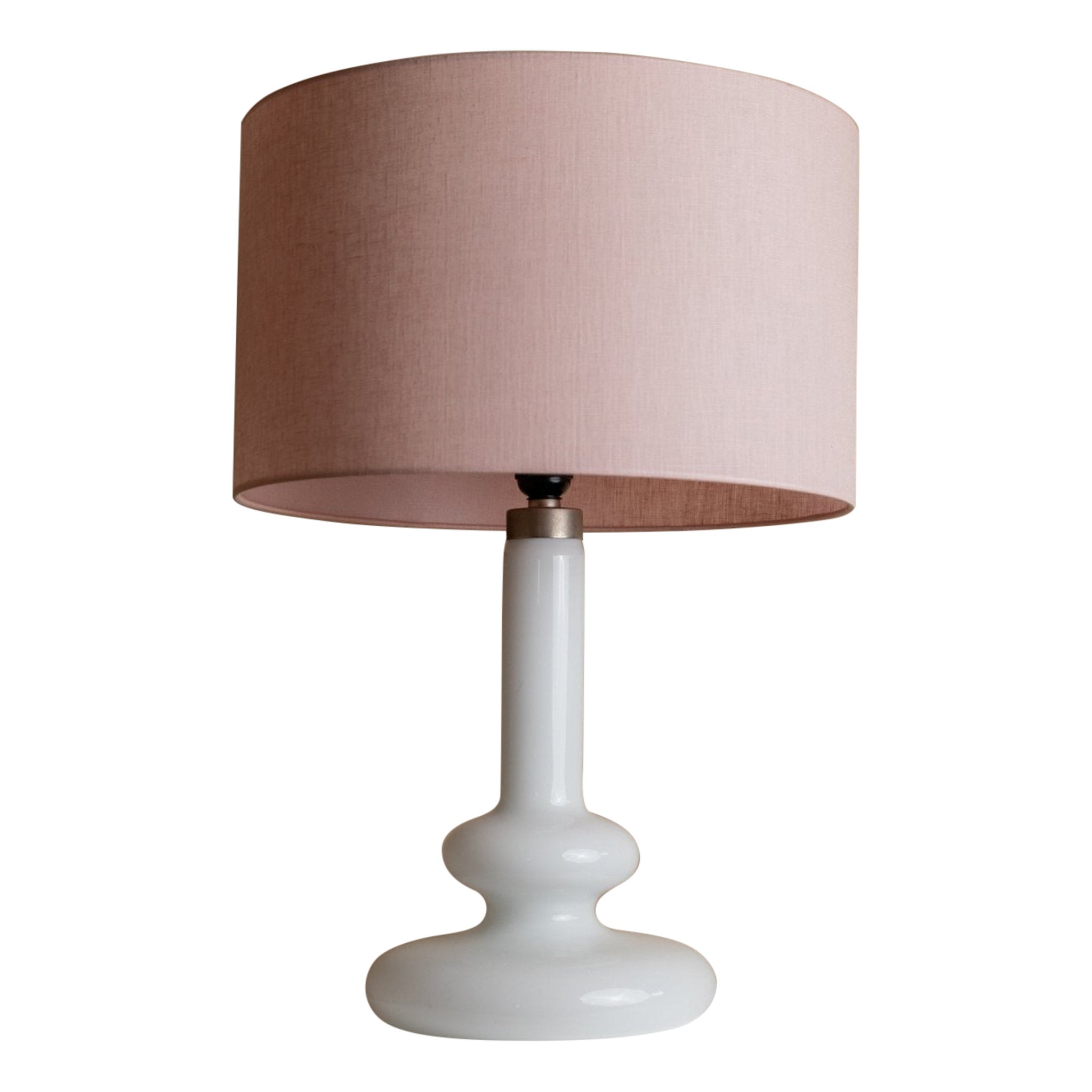 Lampe à poser Vintage Holmegaard Plaza par Hsin-Lung Lin pour Glasværk, 1970