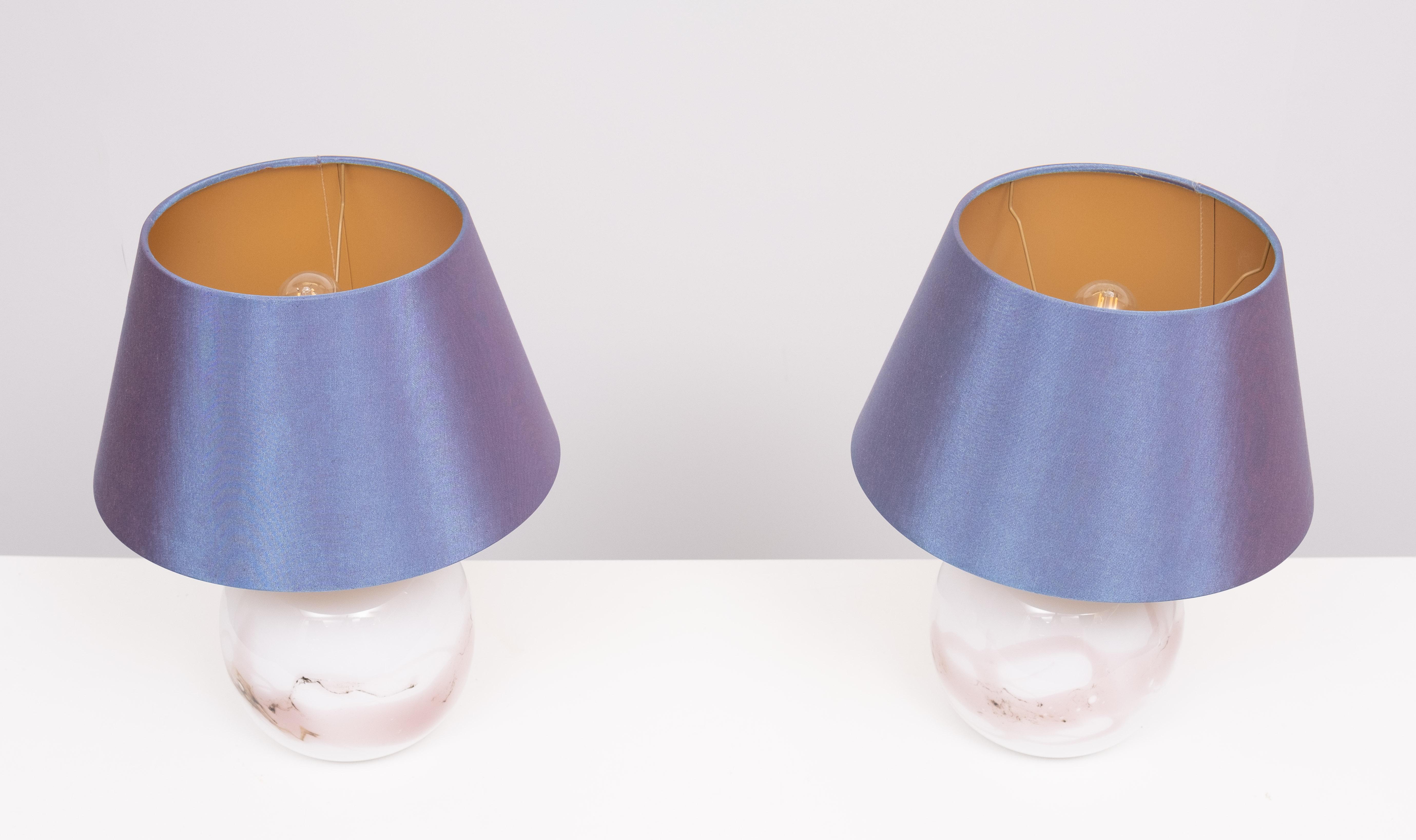 Mid-Century Modern Lampes vintage Holmegaard SAKURA  par Michael Bang - Danemark en vente