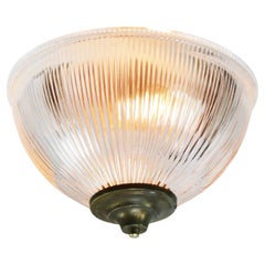 Plafones de Cristal Holófano Vintage Flush Mounts