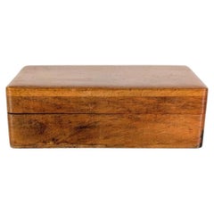 Vintage Holzbox Kästchen Briefmarkenbox Schmuckkästchen Schatulle