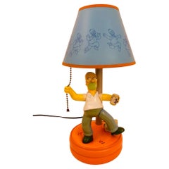 Lámpara de mesa animada Vintage Homer Simpson