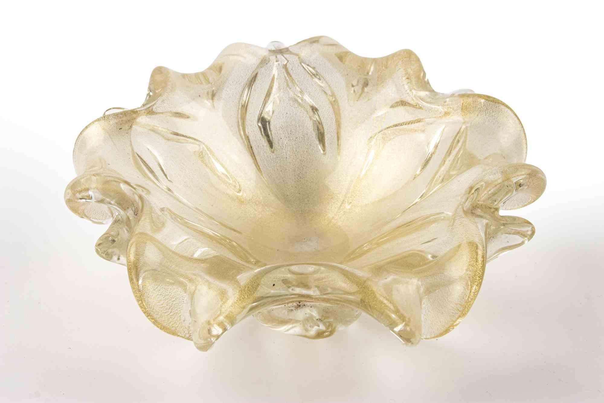 Italiano Posacenere d'epoca in vetro di Murano 