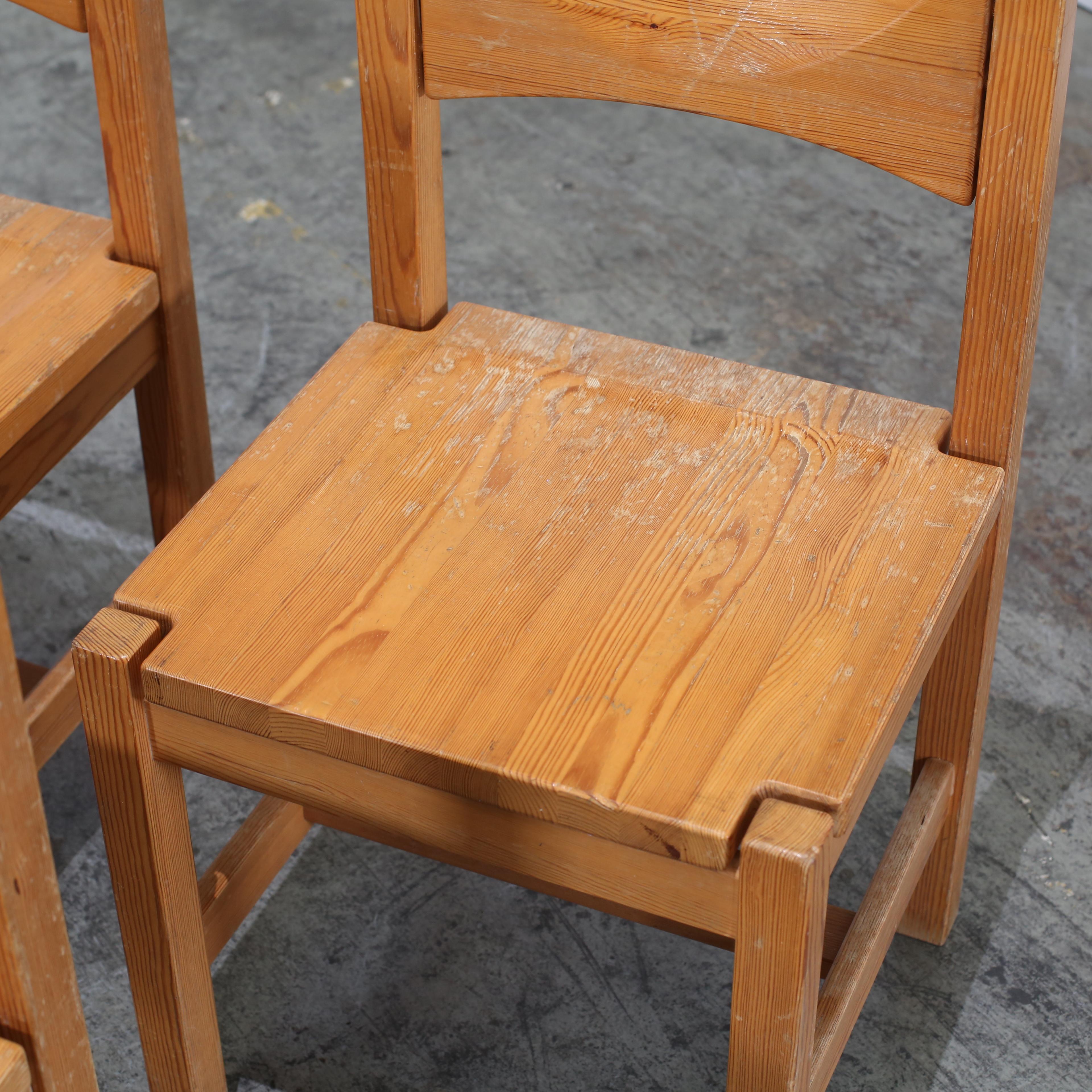 Juego de cinco sillas Hongisto Vintage de Ilmari Tapiovaara para Laukaan Puu Madera en venta