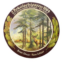 Diana vintage de Honor con escena forestal, Alemania, 1964