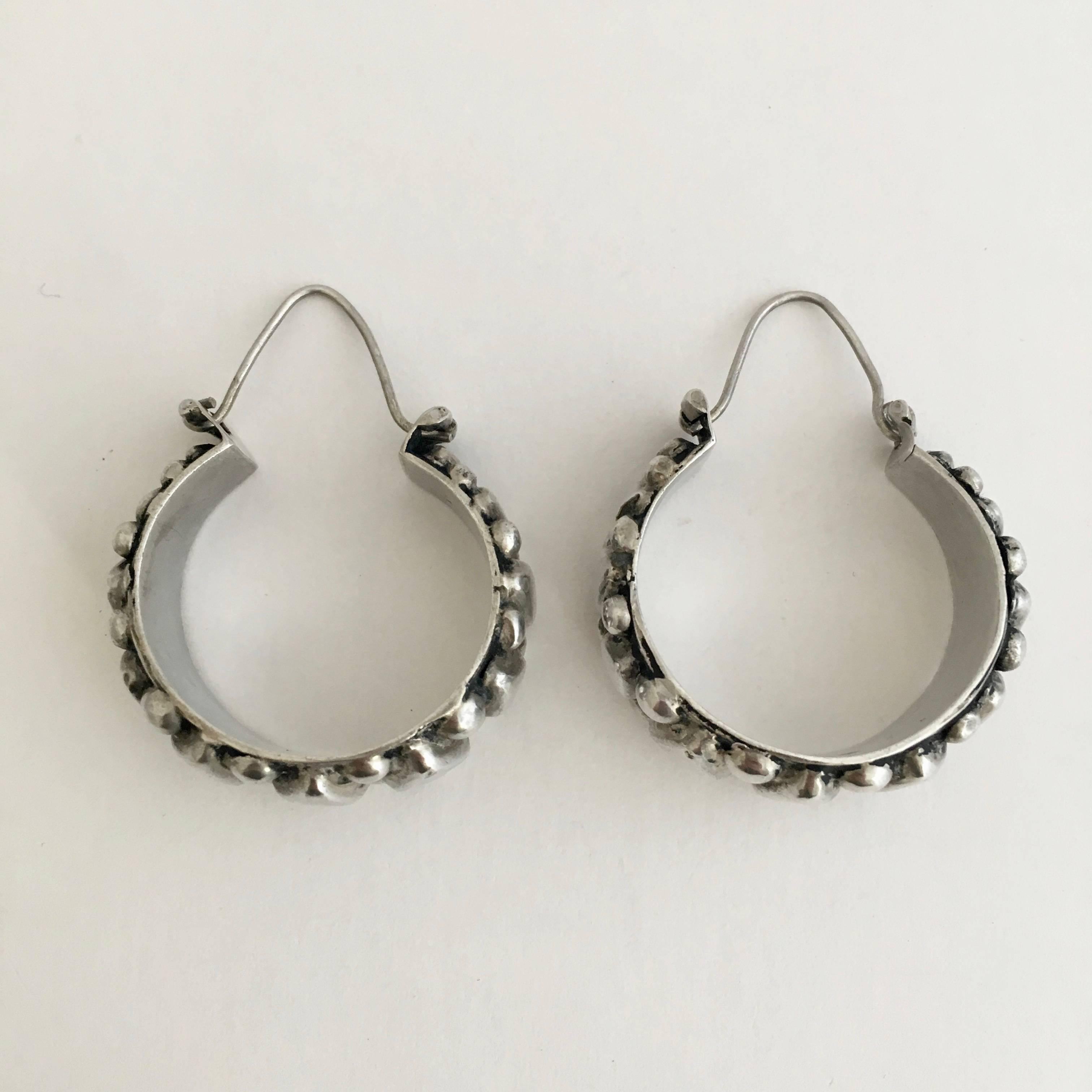 bohemian hoop earrings