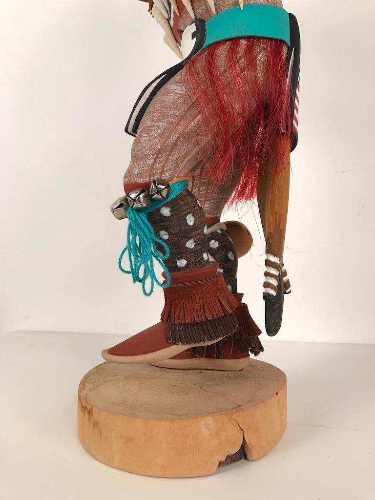 Vintage Hopi Kachina Dancing Bear Hand Carved Signed by Artist 1
