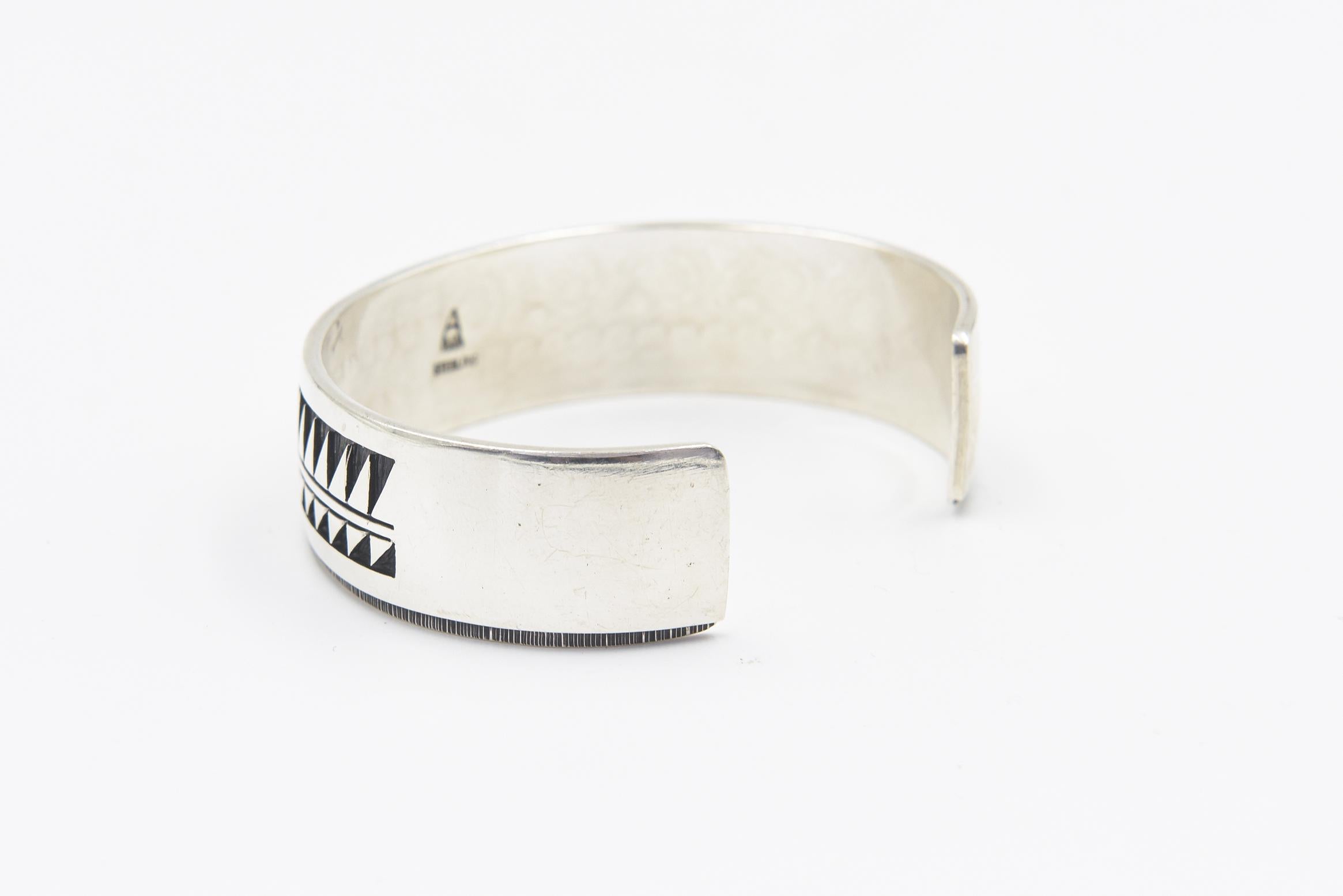 vintage sterling silver cuff bracelet