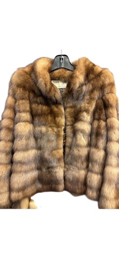 Vintage horizontal Christian Dior sable fur coat jacket ~no duties