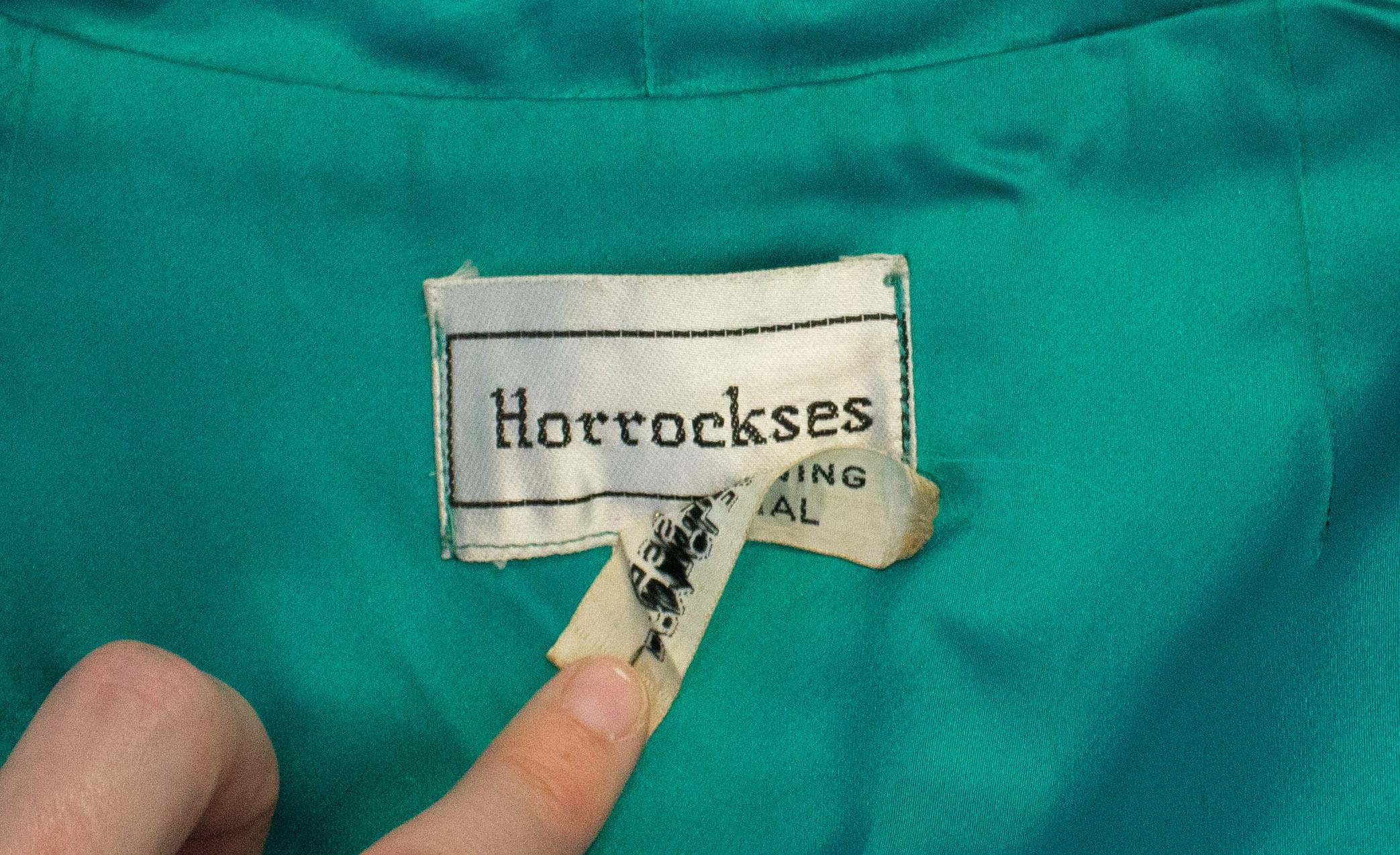 Women's Vintage Horrockses /Harrods Satin Evening Coat