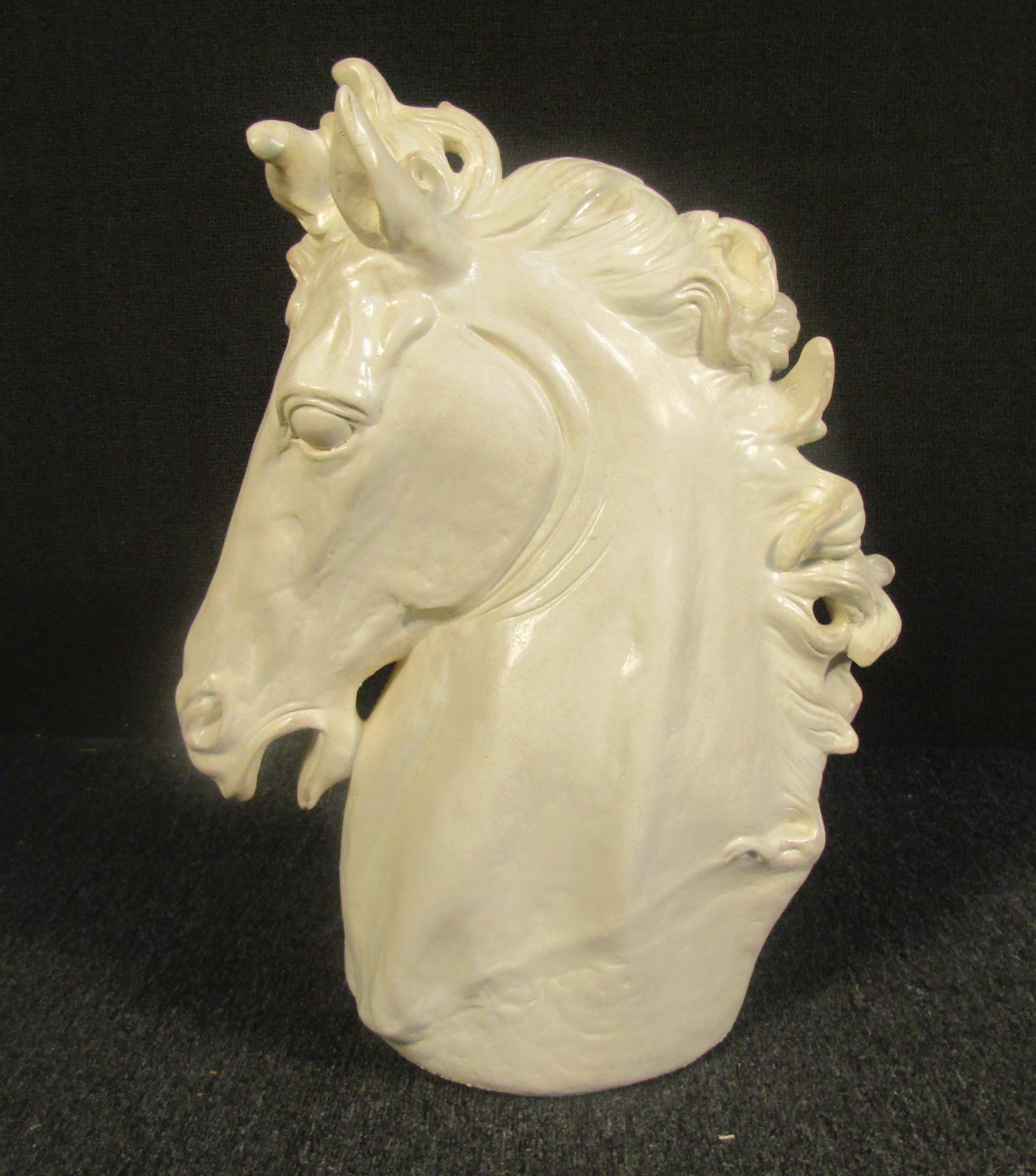 Vintage Horse Head Sculpture For Sale 3