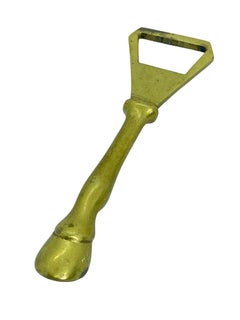 Vintage Horse Leg Brass Bottle Opener Metal Breweriana Barware