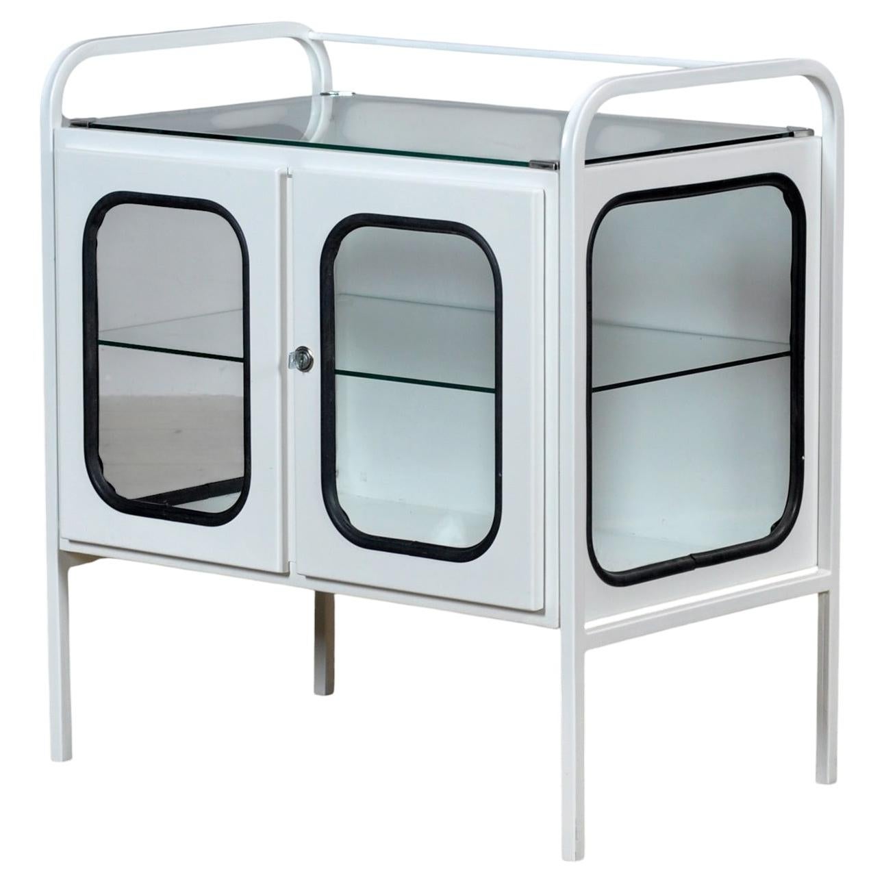 Vintage hospital cabinet, 1970s