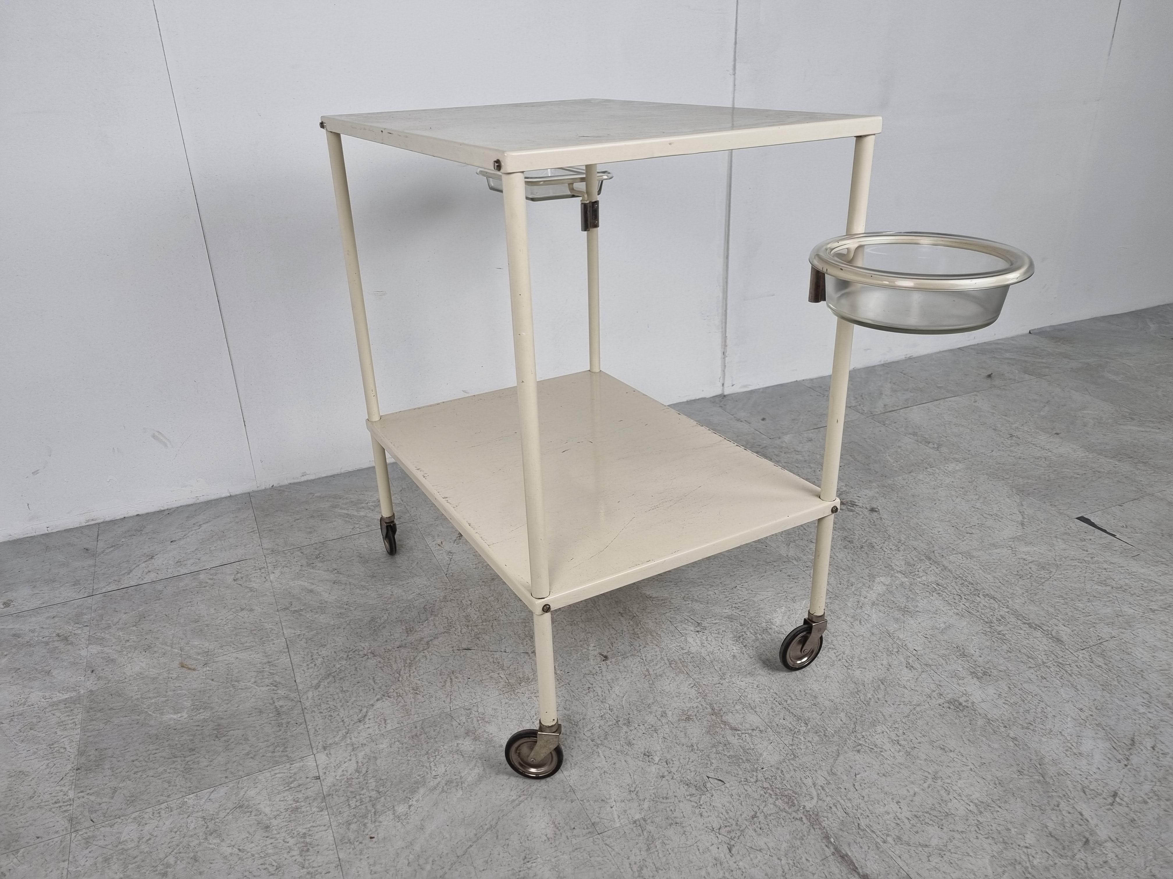 Mid-20th Century Vintage Hospital Trolley, 1960s For Sale