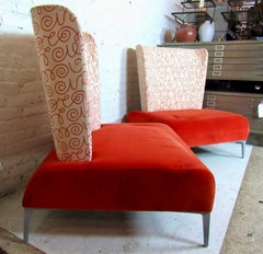Vintage Italian Lobby Chairs by Segis
