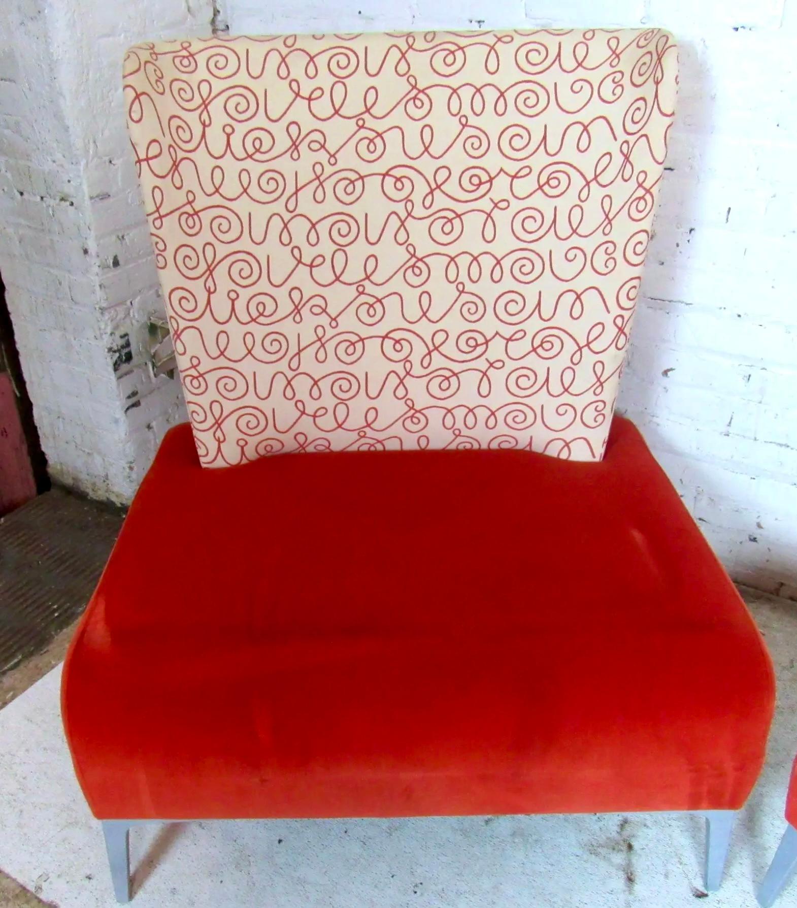 Sillas de vestíbulo italianas vintage de Segis Moderno de mediados de siglo en venta