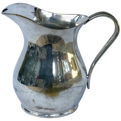 Vintage Hotel Silver Plated Water Pitcher