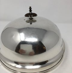 Vintage Hotel Silver Serving Dome