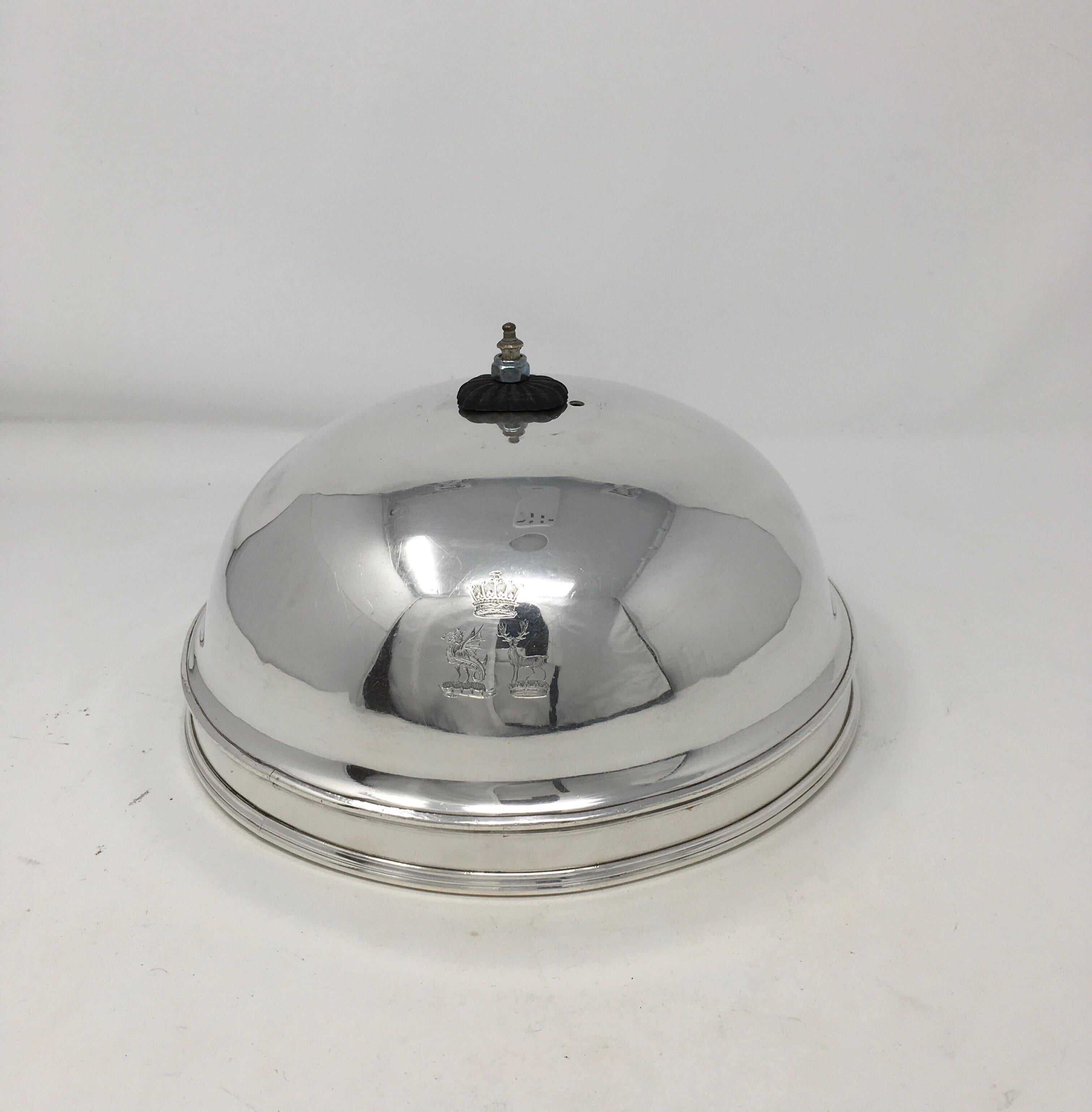 Other Vintage Hotel Silver Serving Dome For Sale