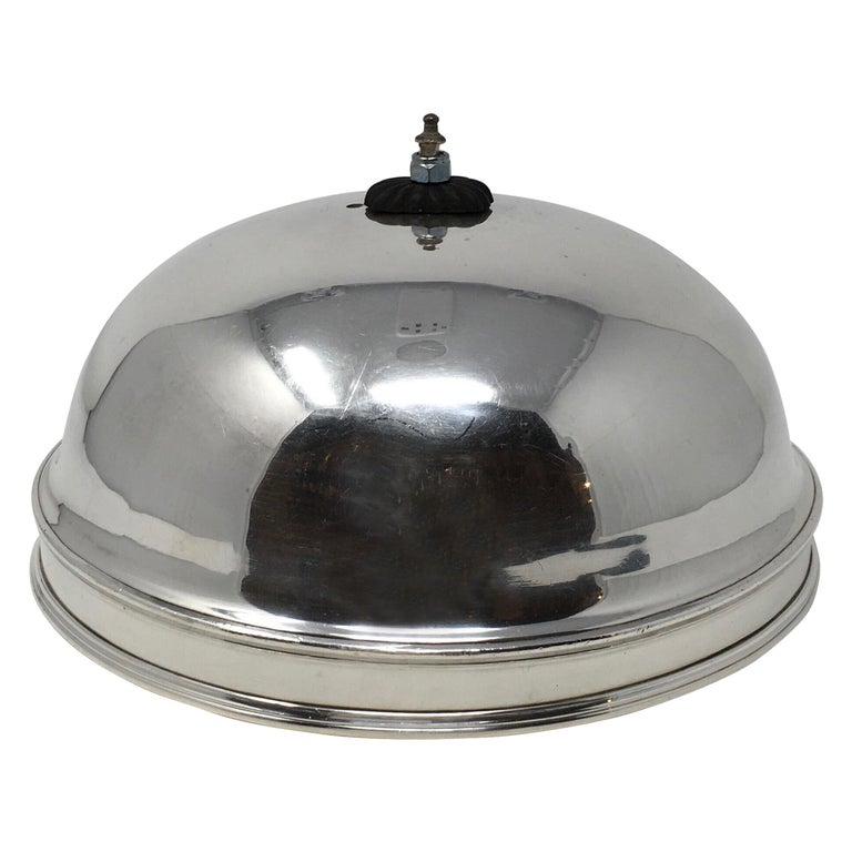 Silver Food Dome - 21 For Sale on 1stDibs | silver dome over food, silver  cloche food cover, silver food cover