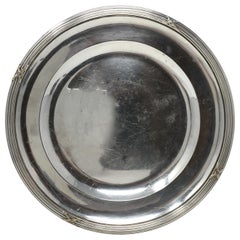 Antique Hotel Silver Serving Platter