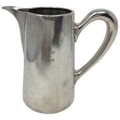 Antique Hotel Silver Silverplate Pitcher, Hotel de Rome