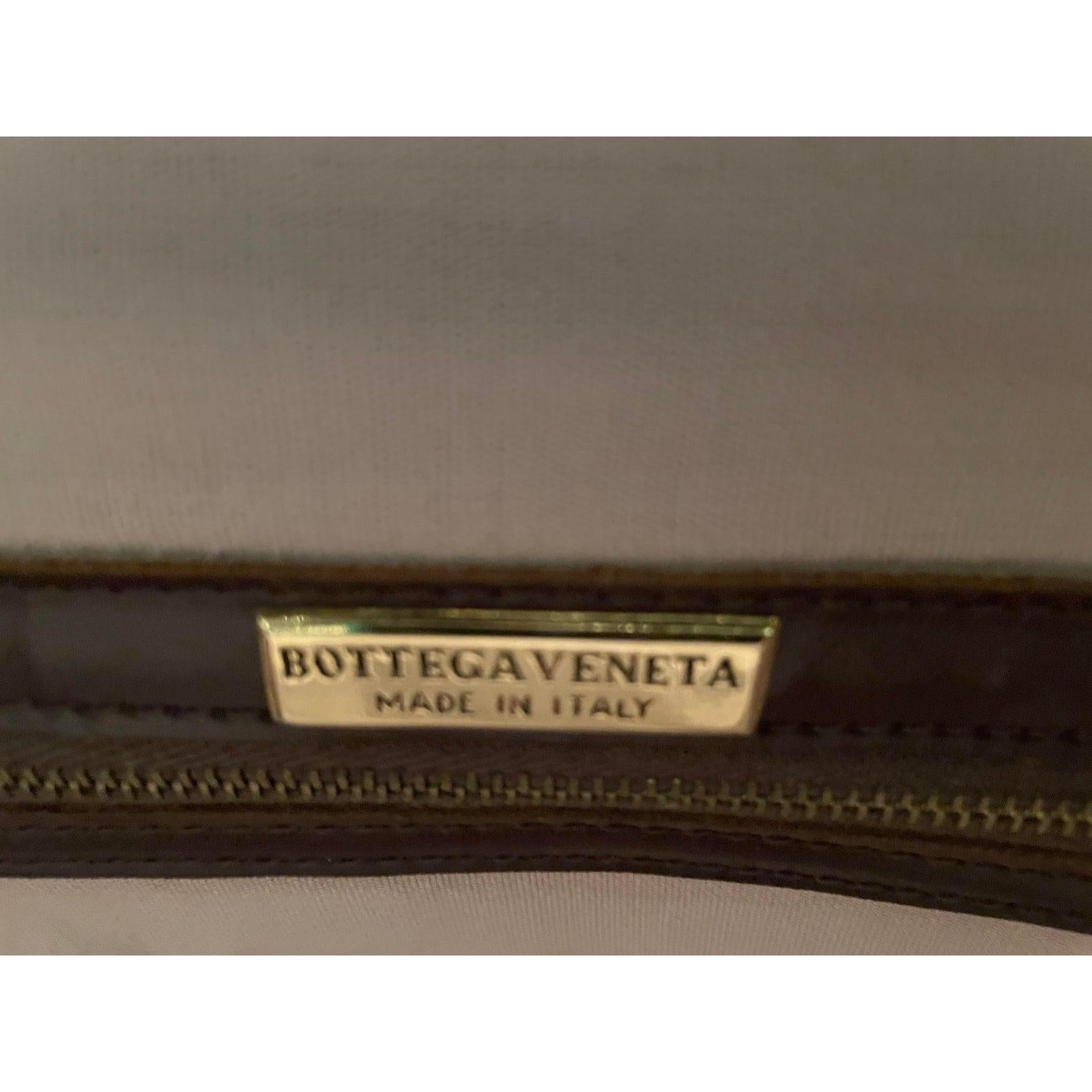 Vintage Houndstooth and Leather Bottega Veneta Weekend Bag 1