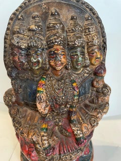 Vintage Maison indienne "Panchamukhi Hanuman" Dieu