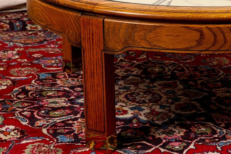 Vintage Howard Miller Clock Face Cocktail Table at 1stDibs