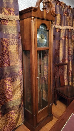 Vintage Howard Miller Grandfather Clock, Westminster Chime - 78" High