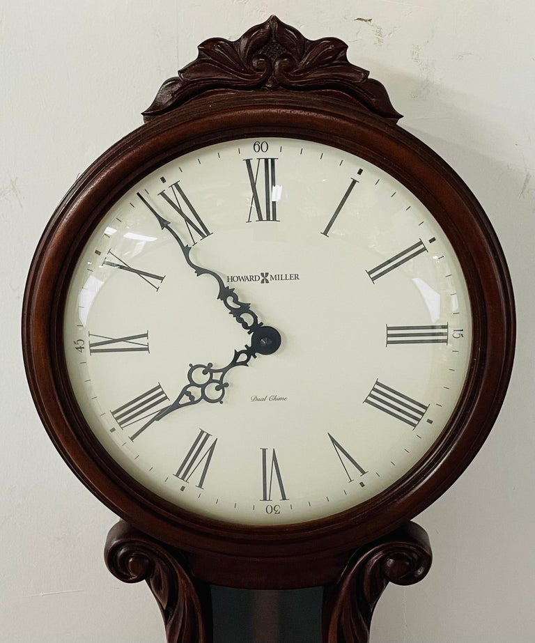 Vintage Howard Miller Valencia Wall Clock at 1stDibs