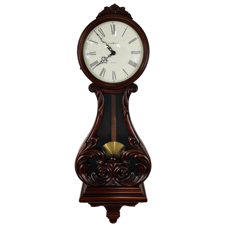 Vintage Howard Miller Valencia Wall Clock at 1stDibs