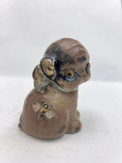 Vintage Hubley Cast Iron Still Bank "Puppo" & Bee Coin Piggy Bank