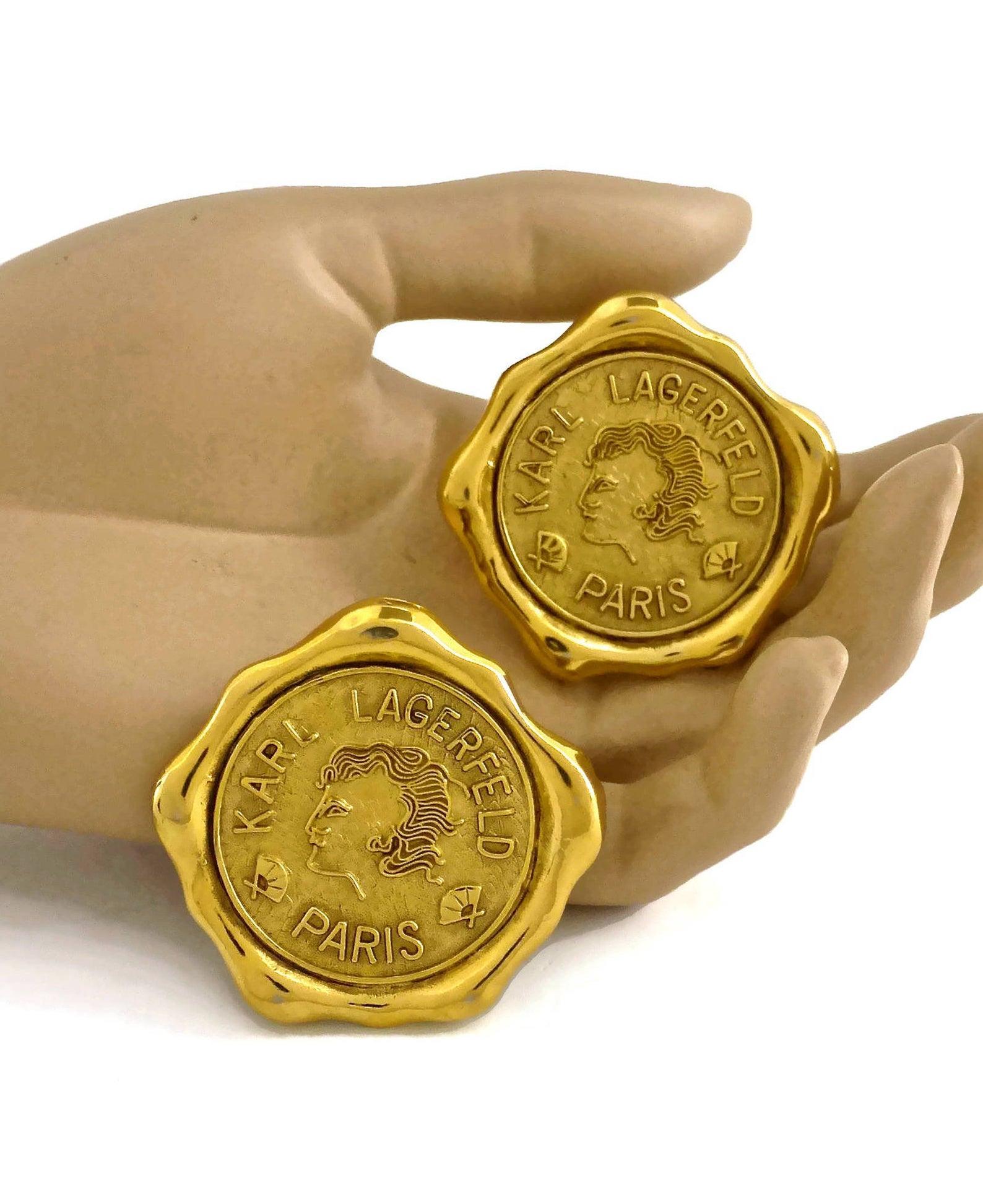 wax seal earrings