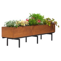 Vintage huge XXL solid teak planter