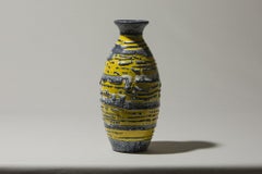Vintage Hungarian Ceramic Vase, Textured Mid-Century Form