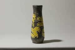 Vintage Hungarian Ceramic Vase, Textured Mid-Century Form