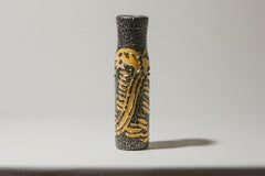 Vintage Hungarian Ceramic Vase, Textured Mid-Century Form