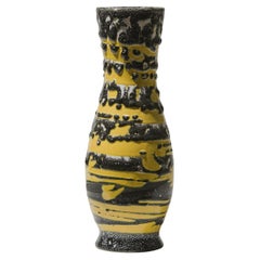 Vintage Hungarian Ceramic Vase, Textured Mid-Century Form