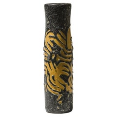 Vintage Hungarian Ceramic Vase, Textured Mid-Century Form