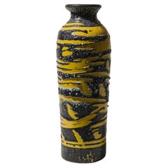 Vintage Hungarian Ceramic Vase, Textured Mid-Century Form