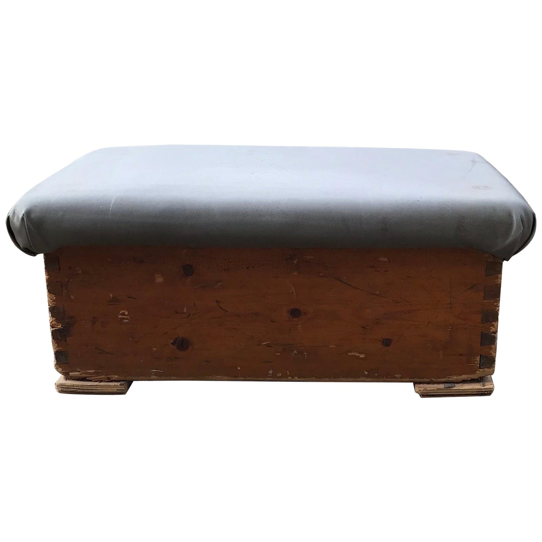 Vintage Hungarian Gym Stool Bench, 1970s For Sale