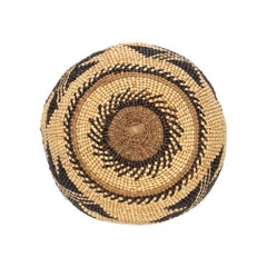 Vintage Hupa Native American Basket Bowl