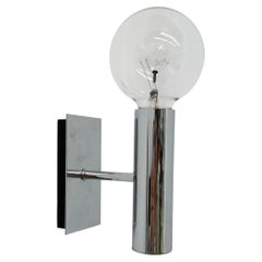 Vintage Hustadt leuchten chrome wall lamp spot , 1970s , Germany