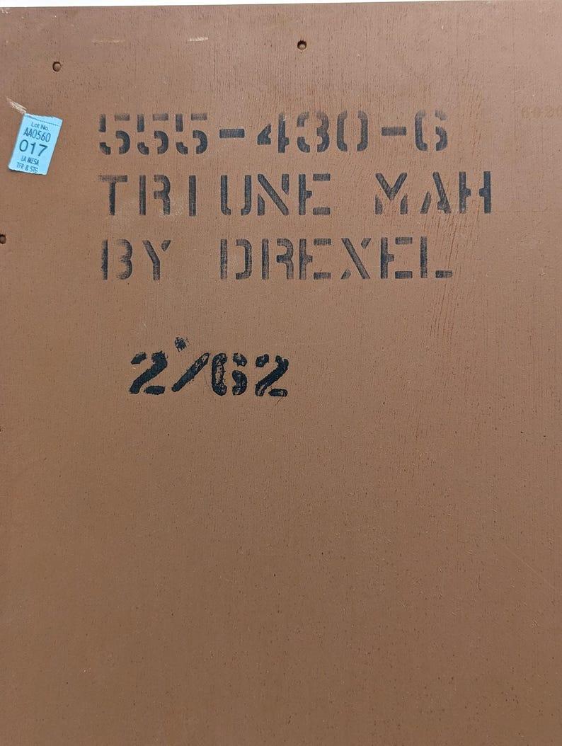 Hutch-Schrank von Drexel, Triune Kollektion, Mid Century, MCM, Mahagoni, Vintage im Angebot 4