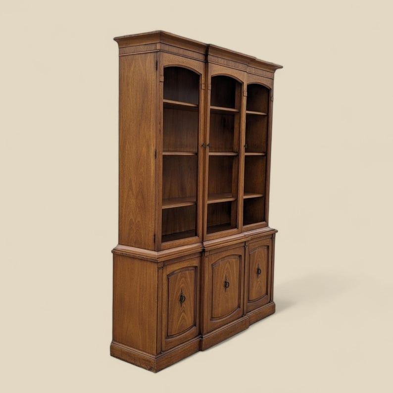 Hutch-Schrank von Drexel, Triune Kollektion, Mid Century, MCM, Mahagoni, Vintage (Holz) im Angebot